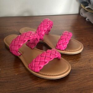 Braided Slip On Sandals